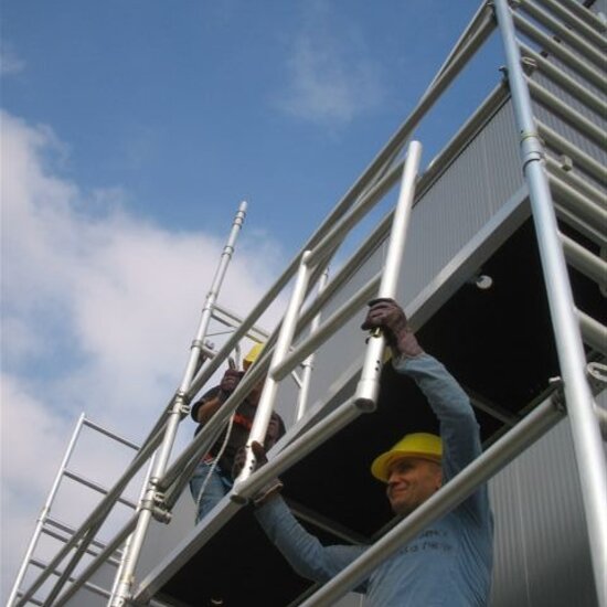 ASC Échafaudage de façade ASC 10,00 m x 4,00 m