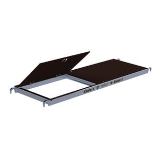 Alumexx rolsteiger platform 250 cm met luik