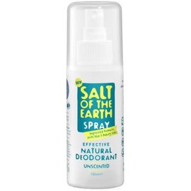 Bioforce Uk Salt Of The Earth Deodorant Unscented Spray, 100ml