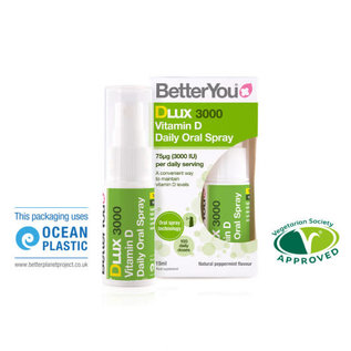 Better You Better You Dlux 3000iu Daily Vitamin D Oral Spray [15ml]
