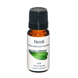 Amour Natural Amour Natural Essential Oils Neroli Absolute 5% dilute 10ml Not Organic