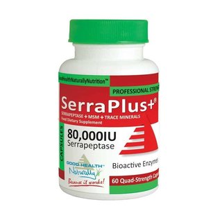 Good Health Naturally Serraplus+ 80,000IU 60's (Capsules)