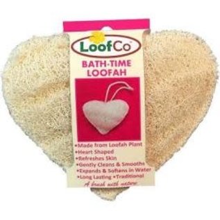 Loofco Loof Co Bath Time Loofah Heart Shape