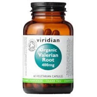 Viridian Viridian Organic Valerian root 400mg 60 caps