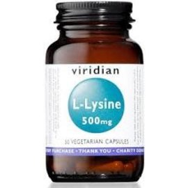 Viridian L-Lysine 500mg Veg Caps (30)