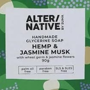 Alter/Native By Suma Glycerine Soap - Hemp & Jasmine Musk