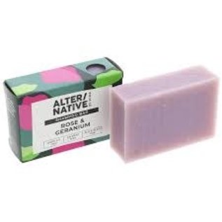 Alter/Native By Suma Rose & Geranium Shampoo Bar 95g