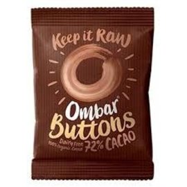 Ombar Raw Chocolate Ombar Vegan Buttons %72 Cacao