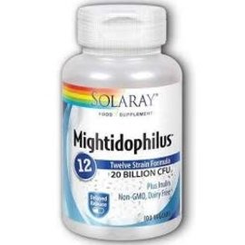 Solaray Solaray Mightidophilus, 20 billion cfu, (100 capsules)