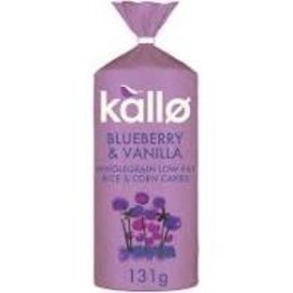 Kallo Kallo blueberry & vanilla rice cakes