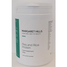 Margaret Hills *OUT OF STOCK* Margaret Hills Pea and Rice Protein 450g