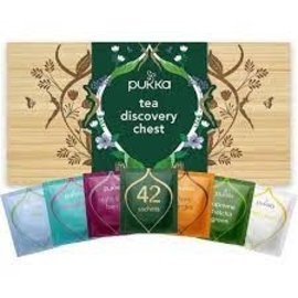Pukka Herbs Wooden Discovery Tea Selection Chest