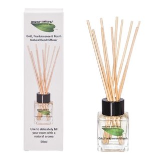 Amour Natural Gold Frankincense Reed diffuser