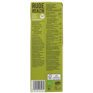 Rude Health Rude Health Oat Drink Organic 1L