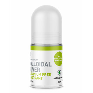 natures greatest secret Colloidal Silver Aluminium Free Deodorant 50ml Pine and Eucalyptus