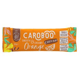 Suma Caroboo Carob Bar Creamy Orange 35g