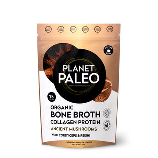 Planet Paleo Planet Paleo Organic Bone Broth Collagen Protein - Ancient Mushrooms 25 servings
