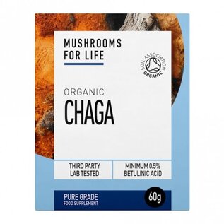 Mushrooms 4 Life Mushrooms For Life Organic Chaga Powder 60g