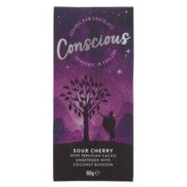 Conscious Organic Sour Cherry Chocolate 60g