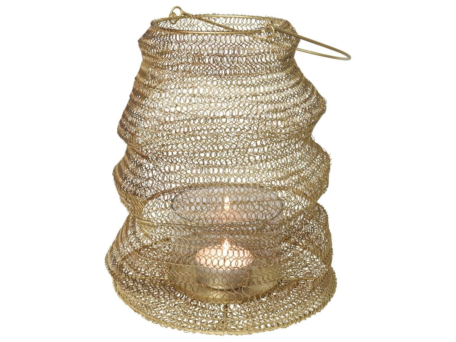 Opvouwbaar Windlicht Goud C Ligne