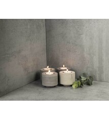 Theelichthouder 4dlg Beton