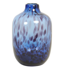 Vaas Dakar donker blauw/zwart ∅16 x 25cm