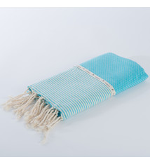 Hamamdoek Wafel Turquoise 100 x 200cm