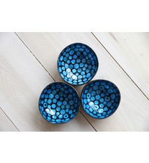 Coconut Bowl 'Turquoise Mother of Pearl'