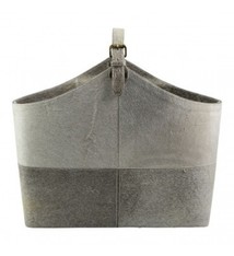 Mand Koehuid grijs 50 x 21 x 40cm