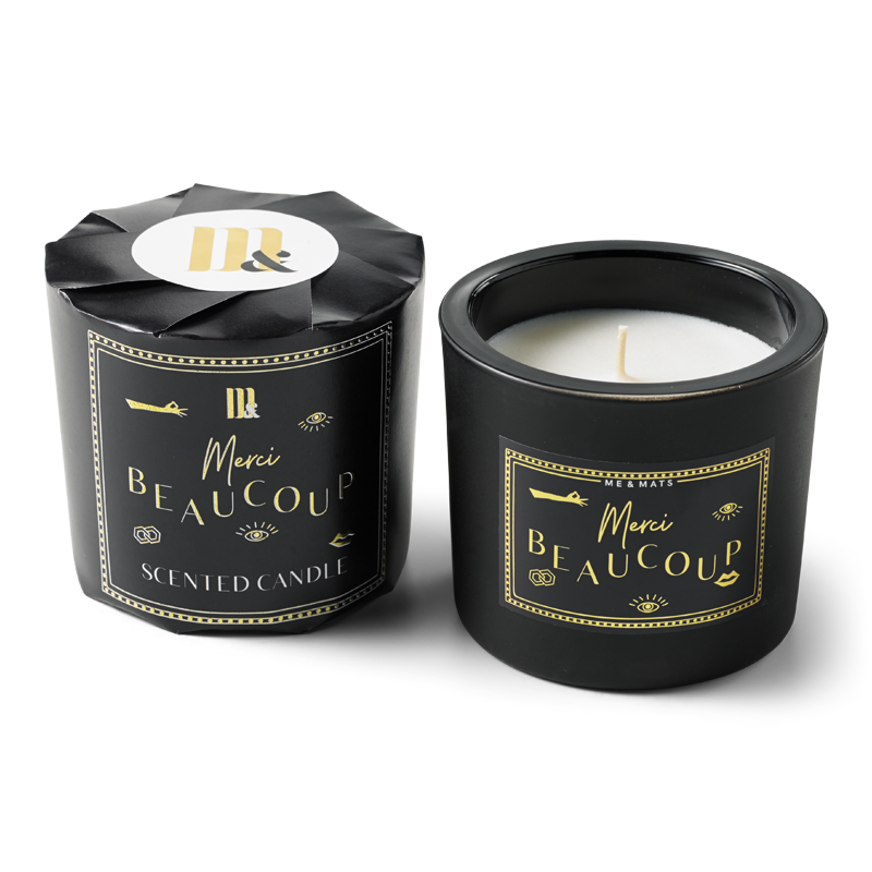 Wrapper Scented Candle - Merci Beaucoup