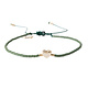 Armbandje Heart Green Gold