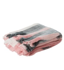 Plaid Wool Mix ‘Pink Checked Design’ 125 x 150cm