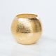 Theelichthouder Zenza rond gold ∅12 x 10cm