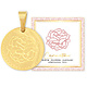 Ketting Birth Flower Januari "Anjer" goud