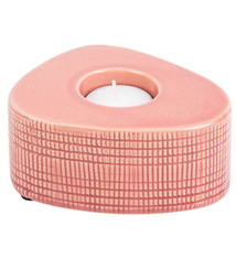 Theelichthouder "Triangle" Pink (medium)