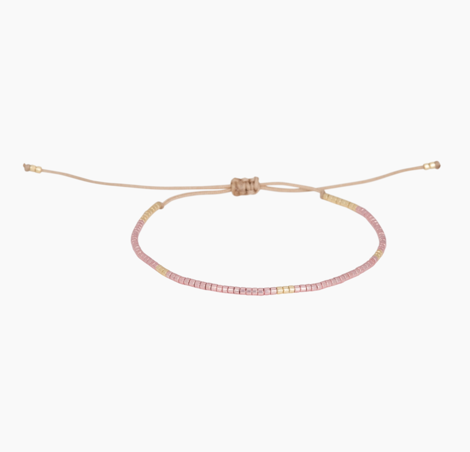 Armbandje “Fem“ coral gold