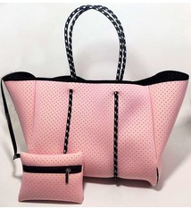 Handtas Neoprene True Pink - Black
