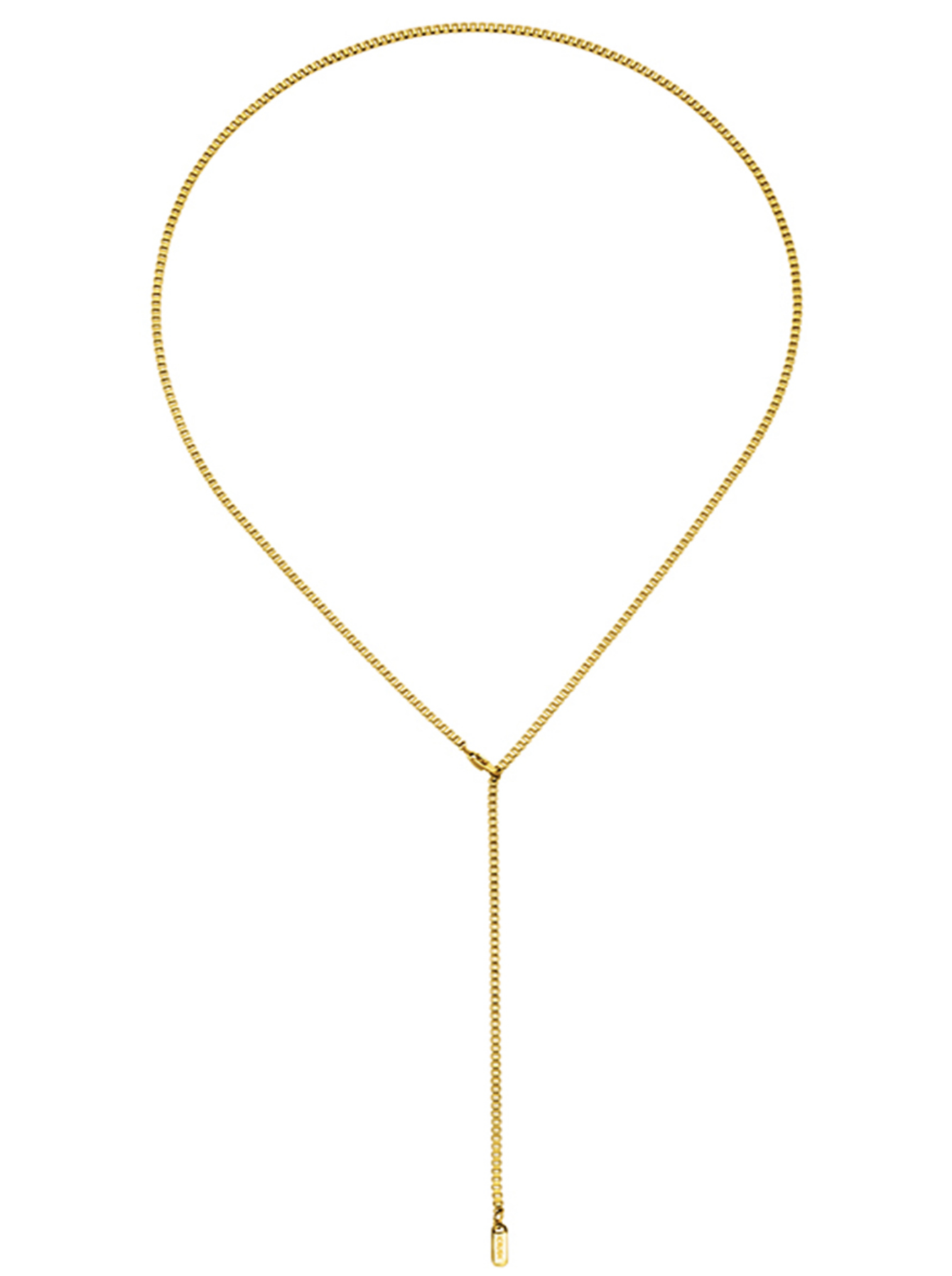 Infinite Line Necklace Gold