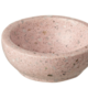 Rond kommetje marmer (terrazzo roze H 4cm)