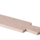 Plank rechthoekig terrazzo ( roze L 30cm)