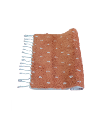 Tapijt ‘Dots' terra (80 x 50cm)