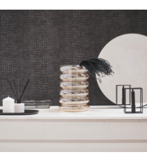 Bubbel Vaas amber (20 x 30cm)