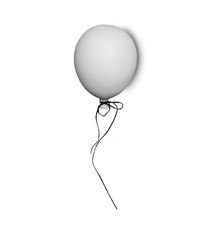 Balloon decoration wit (13 x 13 x 17cm)