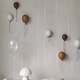 Balloon decoration wit (13 x 13 x 17cm)