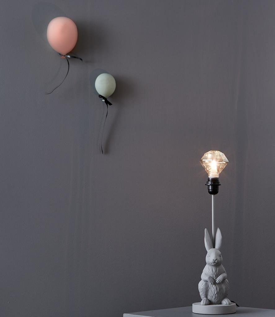 Balloon decoration grijs (13 x 13 x 17cm)