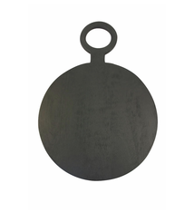 Serveerplank Brushed Black Mango Wood (round 36x49,5x1,5cm)