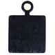 Serveerplank Brushed Black Mango Wood (square 27,5x19,5x1,5cm)