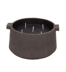 Geurkaars "Potty grey bowl"