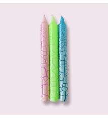 Wild candles 'Crocodile' (set 3st)