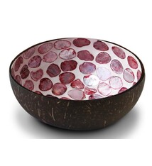 Coconut Bowl 'Red Mother of Pearl’